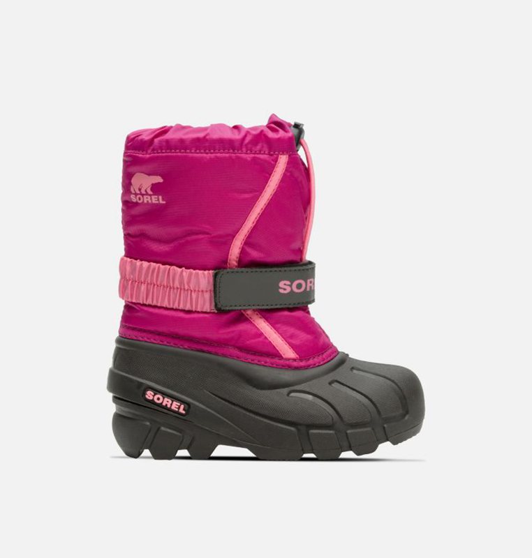 Sorel Çocuk Childrens Flurry™ - Kar Botu Pembe/Siyah - 983-RXCTMW